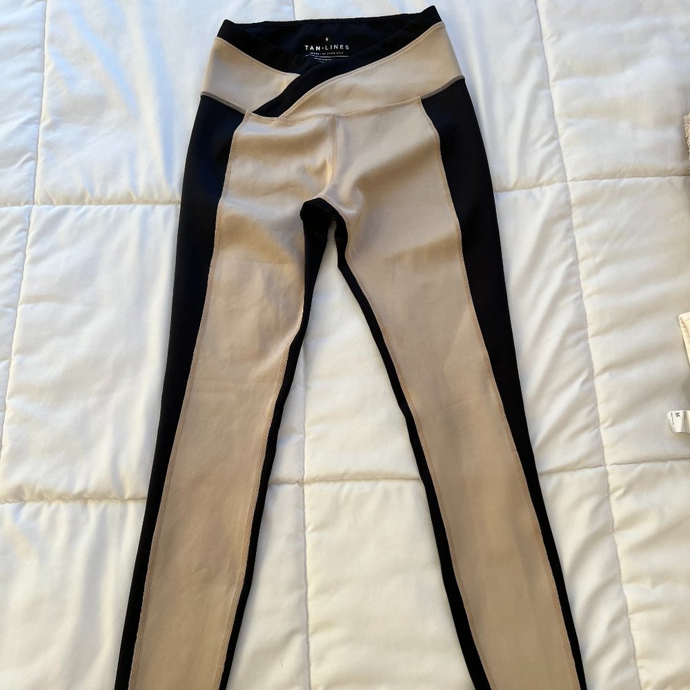 Melrose Leggings in Black and Tan by Shop Tan Lines